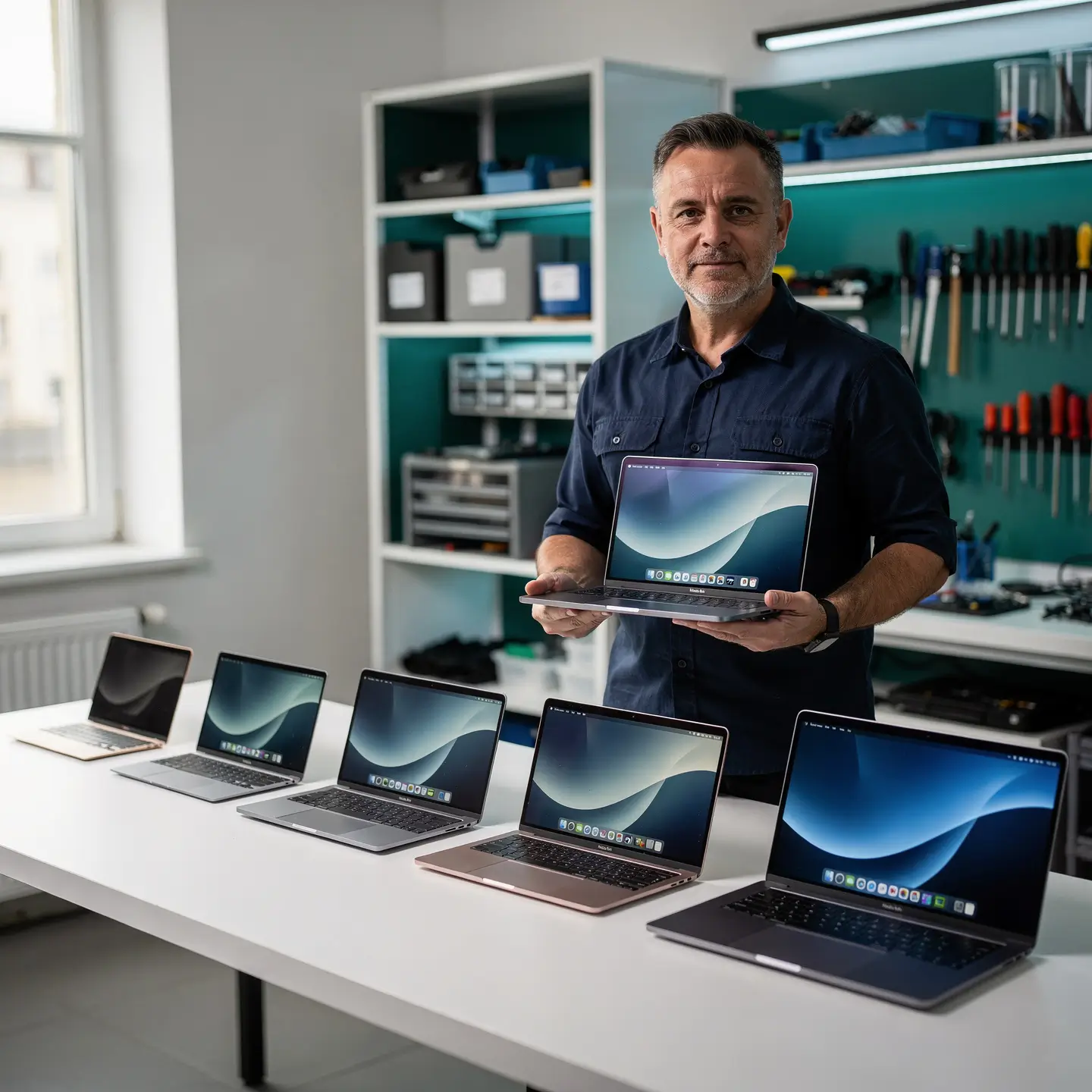 Expert MacBook Air Bruxelles avec collection de modèles de 2008 à 2024