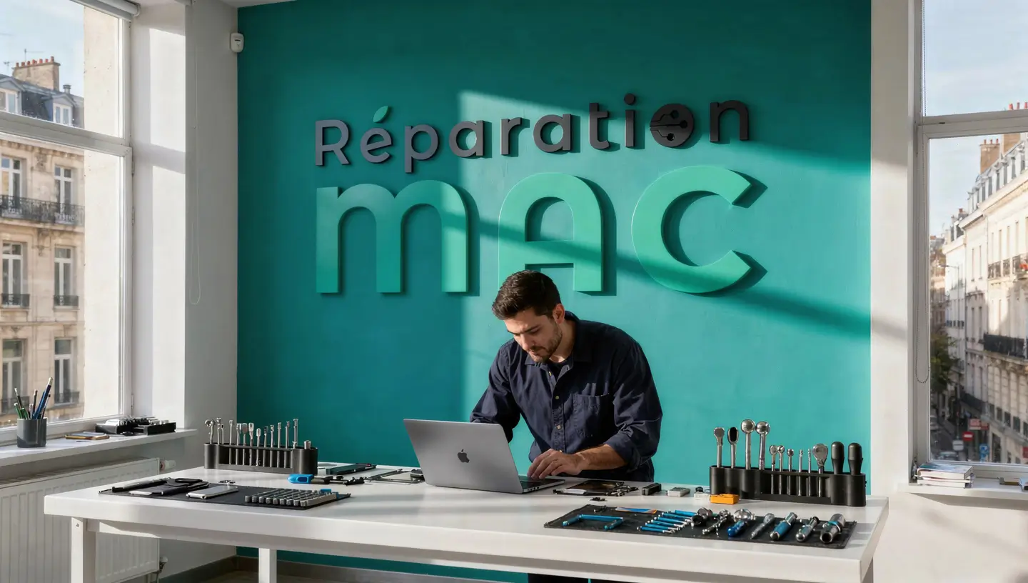 Réparation MacBook Air Bruxelles, expert Mac 15 ans, atelier professionnel Berchem-Sainte-Agathe