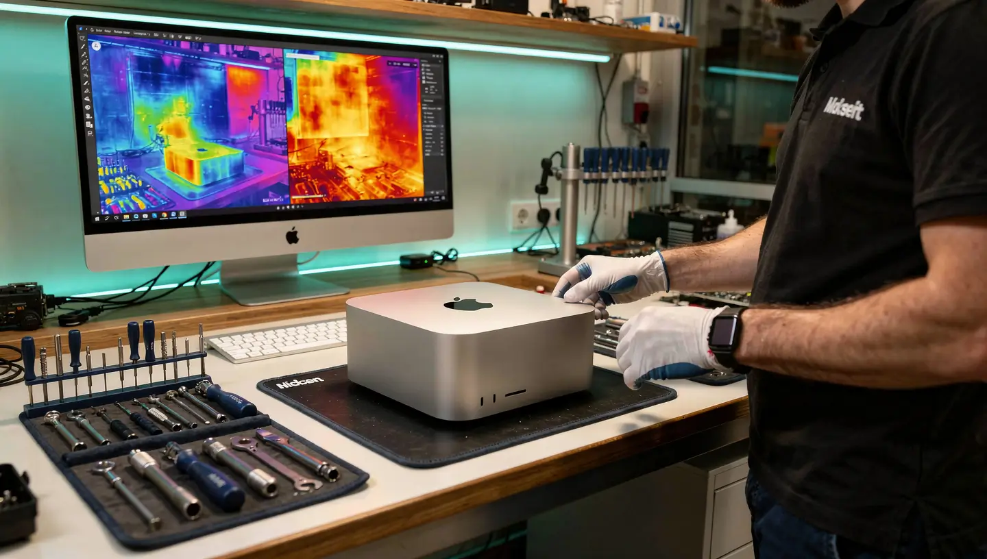 Diagnostic gratuit Mac Studio – Atelier réparation MAC Bruxelles