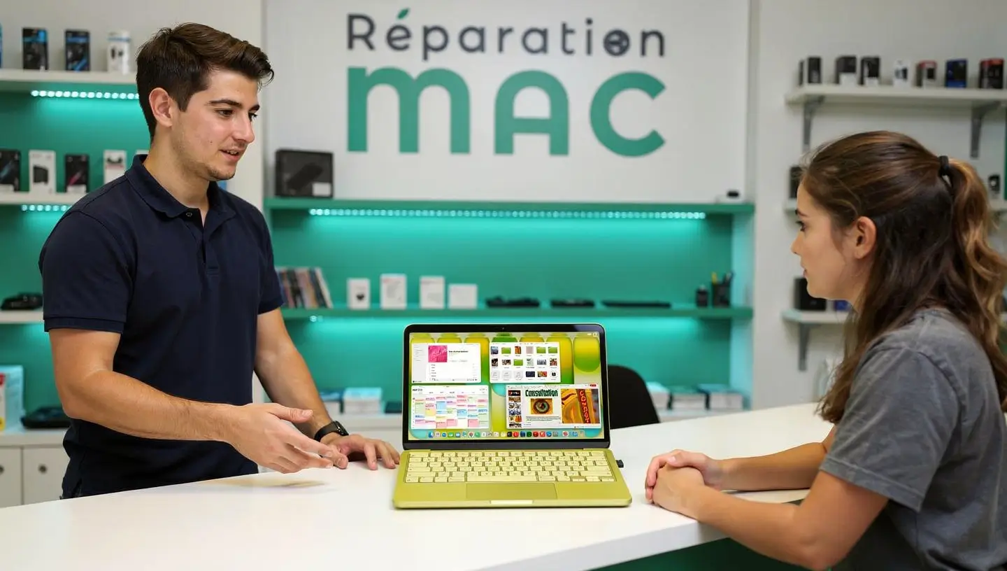 Diagnostic gratuit MacBook Neo en 24h - atelier Bruxelles