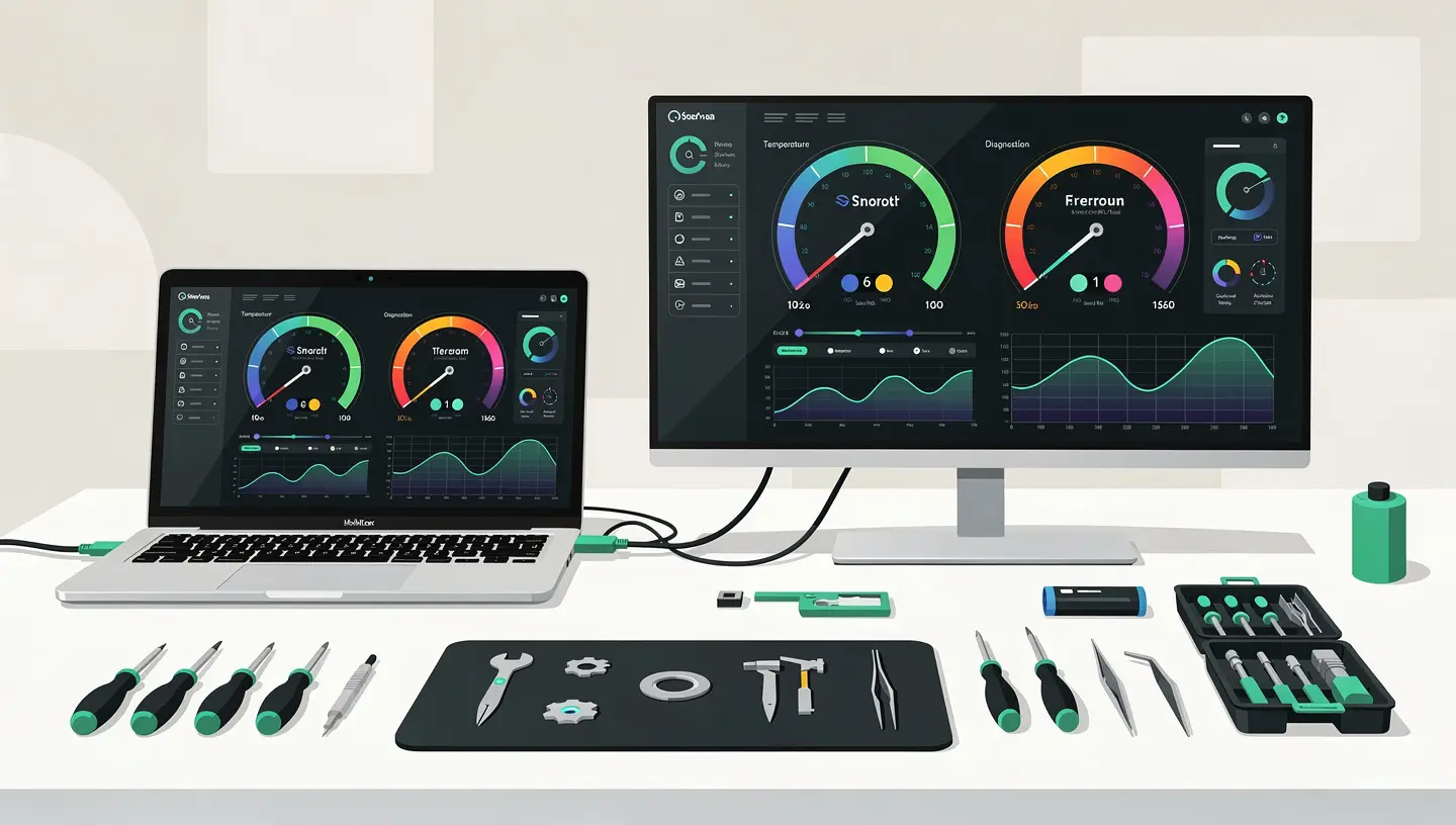 Diagnostic surchauffe Mac en atelier Bruxelles