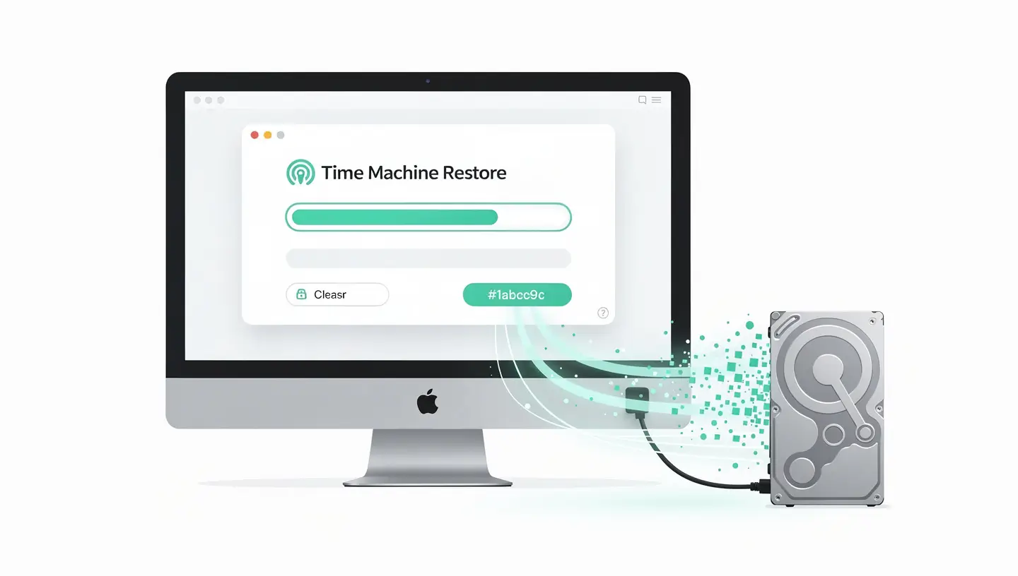Restaurer Mac complet Time Machine sauvegarde récupération